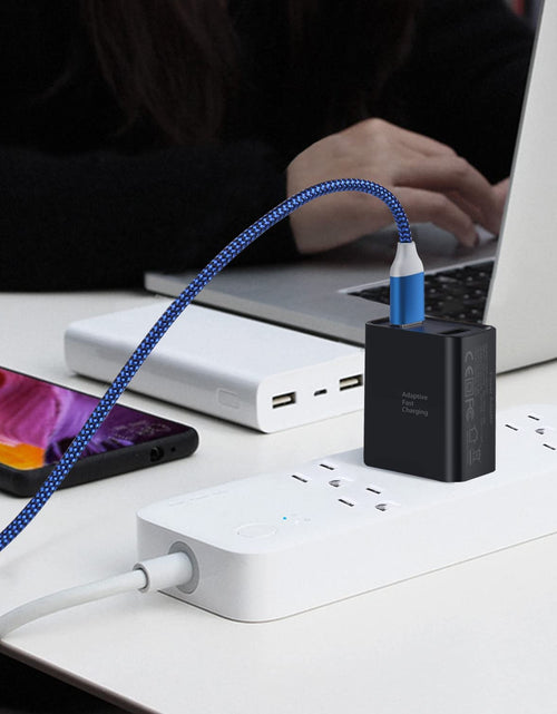 Load image into Gallery viewer, Quick Fast Charge 3.0 USB Wall Charger,  5 Pack 30W Dual USB Power Adapter (Fast Charge 3.0&amp;5V 2.4A) Adaptive Fast Charging Block Compatible Iphone 11 XS XR, Galaxy S10 S9,Note 10-Black
