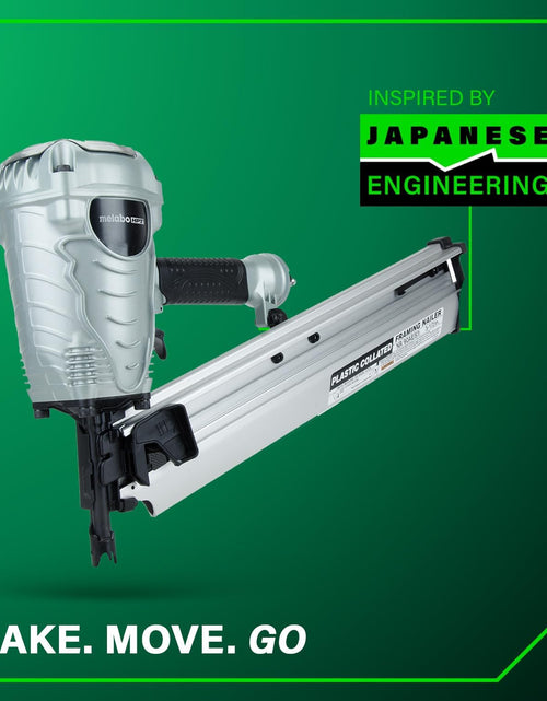 Load image into Gallery viewer, Framing Nailer, the Pro Preferred Brand of Pneumatic Nailers*, 21° Magazine, Accepts 2" to 3-1/2" Framing Nails, (NR90AES1)
