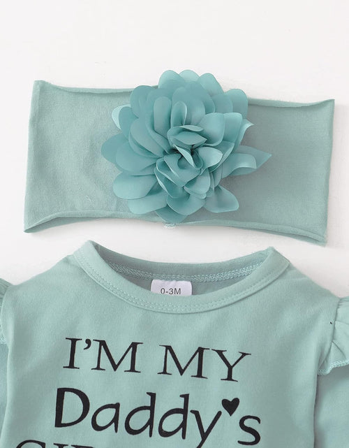 Load image into Gallery viewer, Newborn Infant Baby Girl Clothes Ruffle Romper Toddler Girl Floral Cotton Pant Sets Girls' Clothing Outfit

